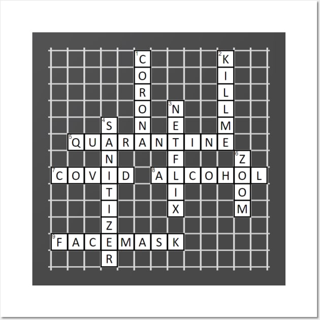 Quarantine Crossword Wall Art by Rich McRae